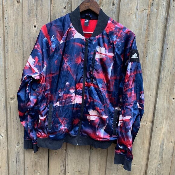 2016 Adidas Multicolor Bomber Jacket - Picture 1 of 7